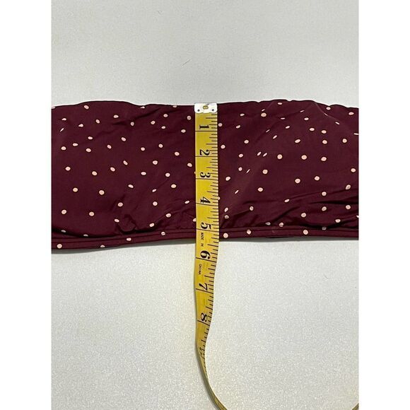 Vix Paula Hermanny Lola Polka‎ Dot Basic Bandeau D Cup Strapless Bikini Swim Top - Picture 4 of 16